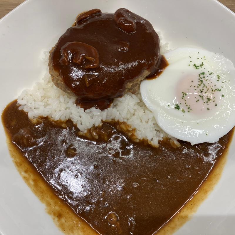 ハンバーグカレー(カレーショップ C&Cダイニング)