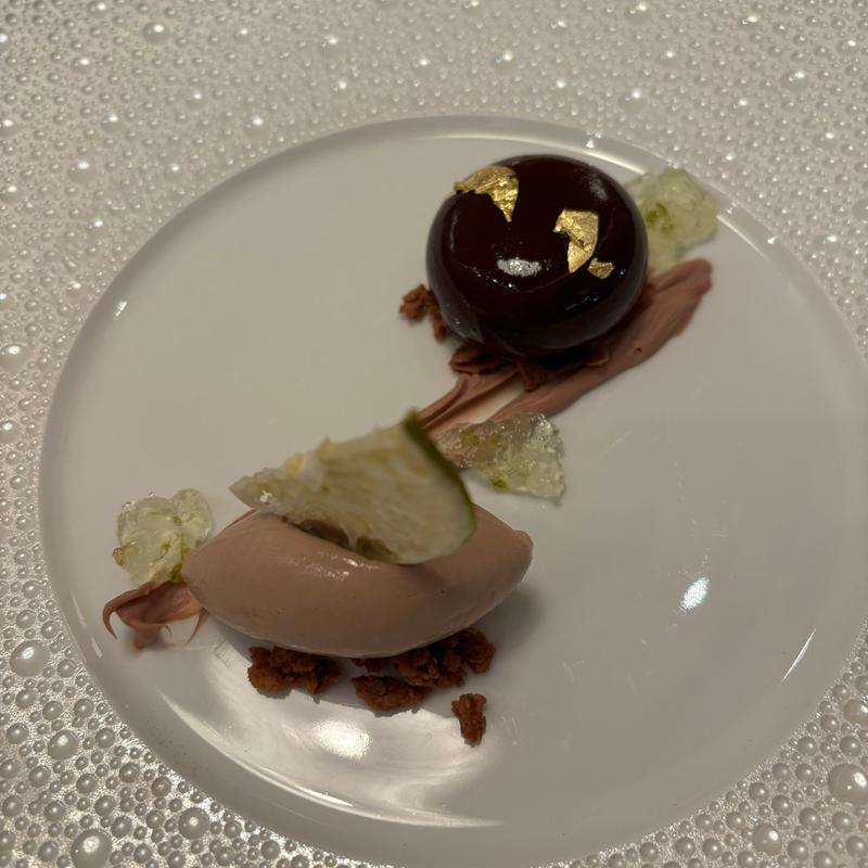 チョコレートの一皿ライムの香り(ル・ストゥディオ)