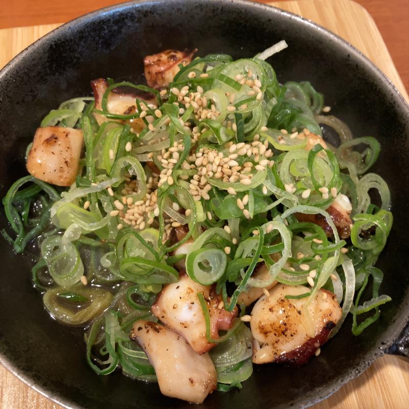 タコ九条ねぎゆずポン酢(タコとハイボール  名掛丁店)