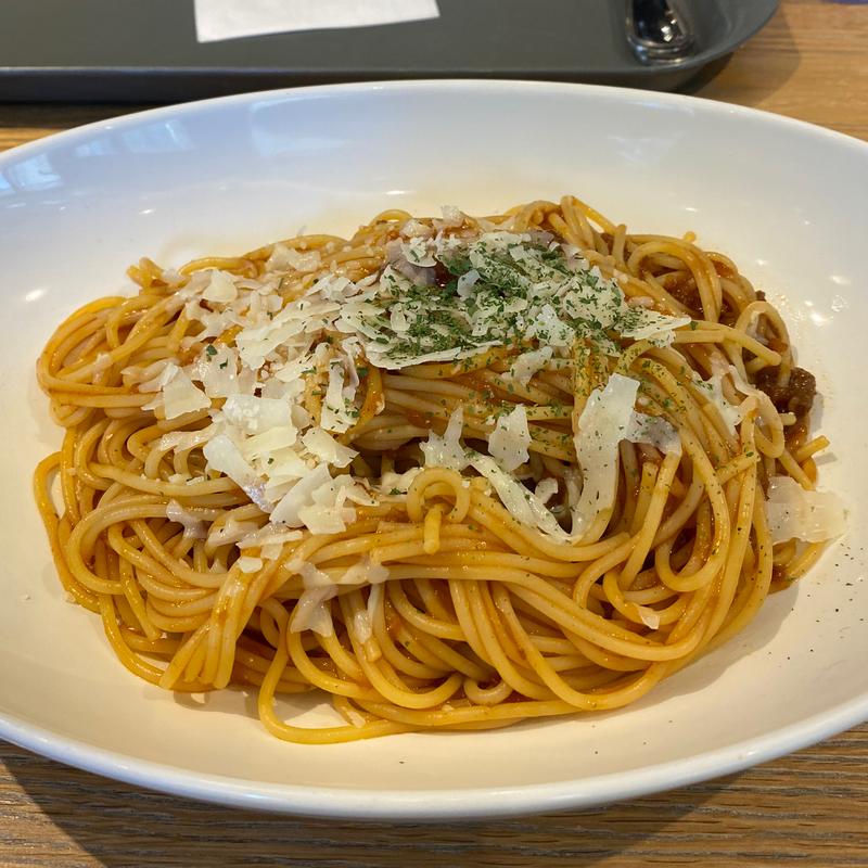 削りパルメザンチーズのボロネーゼ(PRONTO 有楽町電気ビル店)