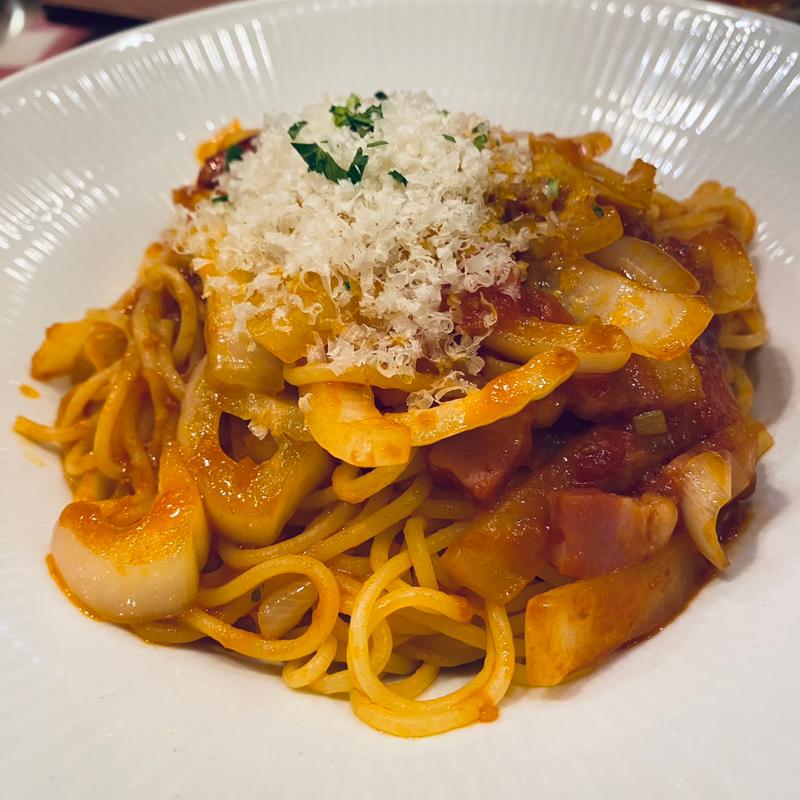 淡路島産玉ねぎとイベリコベーコンのアマトリチャーナ(イタリアンダイニング DoNA 新百合ヶ丘OPA店)