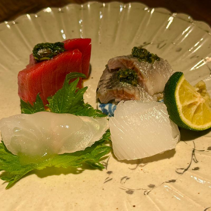 お造り　盛り合わせ　四種(酒井商会)