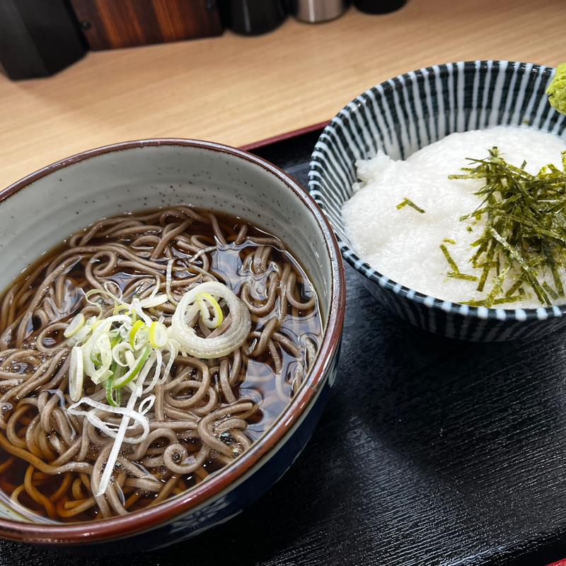 ミニとろろ丼セット(西新宿五丁目駅　そば家)