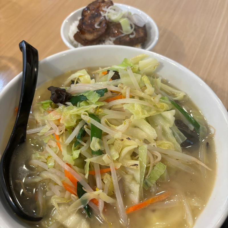 野菜タンメンセット(青山餃子房 青砥店)