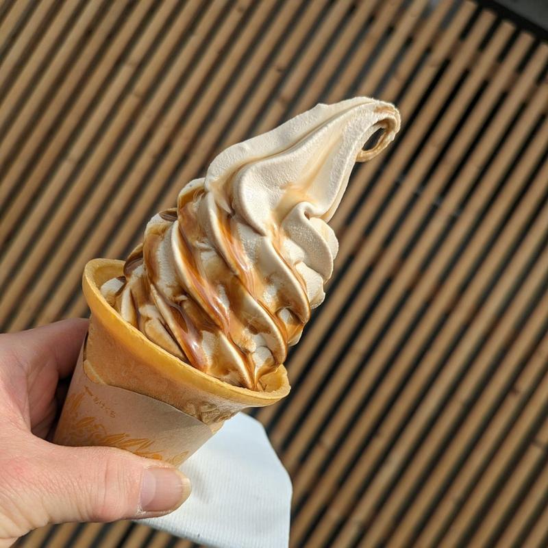 コーヒーソフトクリーム(みどり工場直売所)