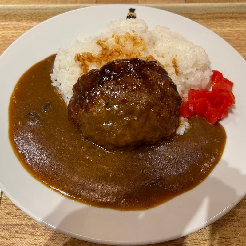 ハンバーグカレー(グリル＆パフェ ピノキオ 川崎ルフロン店)