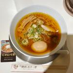 (らーめんの千草) 煮玉子入りらーめんレギュラー(新横浜ラーメン博物館)