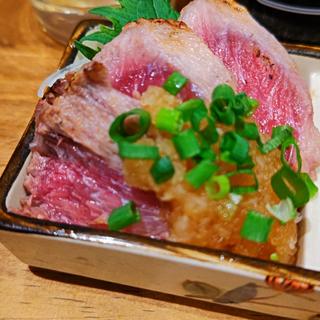 ほほ肉たたき(三崎まぐろ専門店 Tunaがる)
