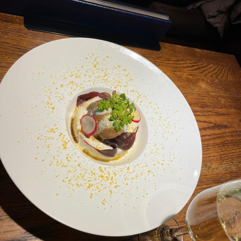 ウフマヨポテトサラダ(MEAT×WINE BISTRO DOMANNAKA(ステーキ・パスタ) 御徒町)