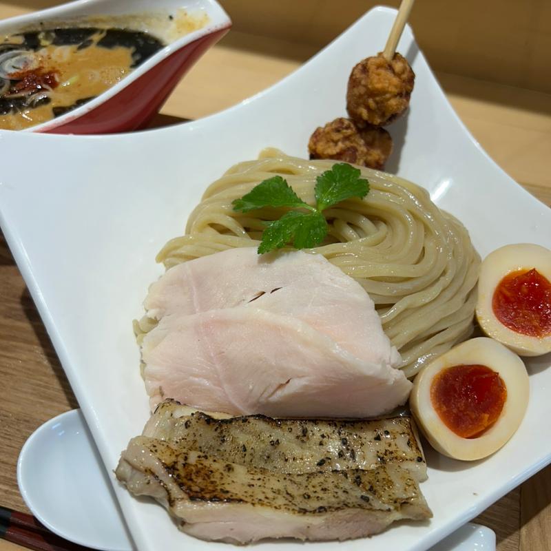 鶏の味噌つけ麺スペシャル(鶏スタイル林)