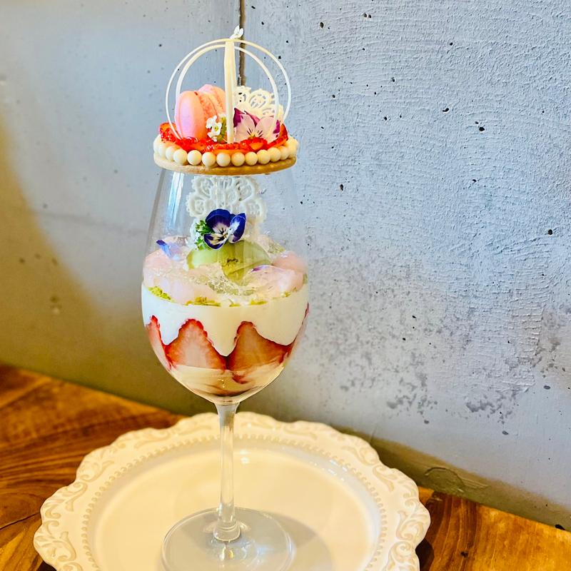 春）テラリウム・フルリール・パフェ(MID cafe高田馬場)