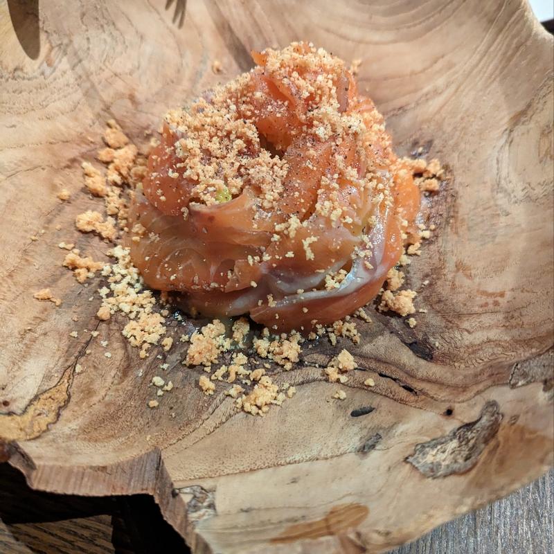 春キャベツとスモークサーモンのサラダ(PIZZERIA & BAR NOHGA（ピッツェリアアンドバー ノーガ）)