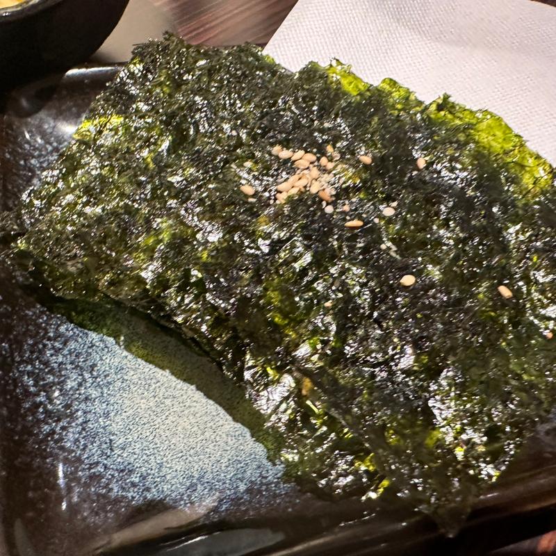 韓国海苔(炭火焼肉 きらく亭)