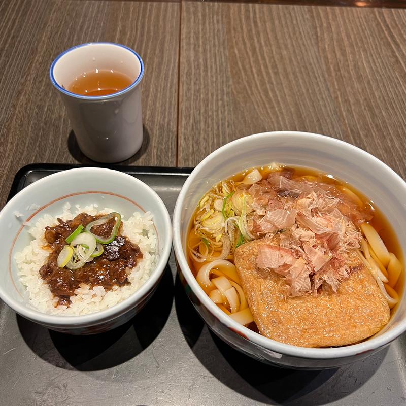 きしめんセット(若鯱家 品川シーサイドフォレスト店)