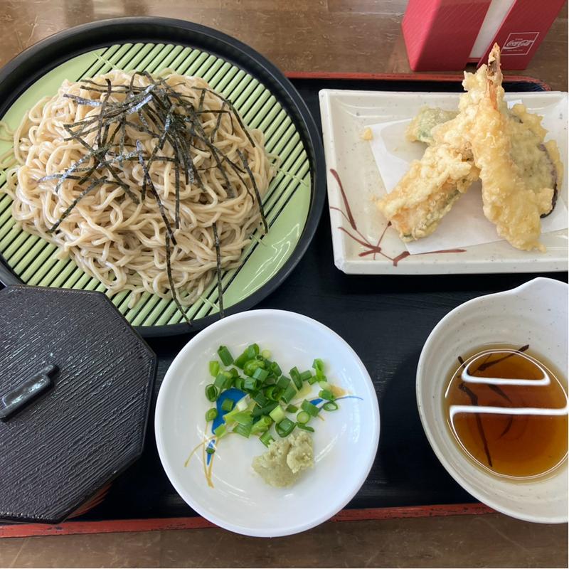 冷やしもずく蕎麦定食(優美堂 )
