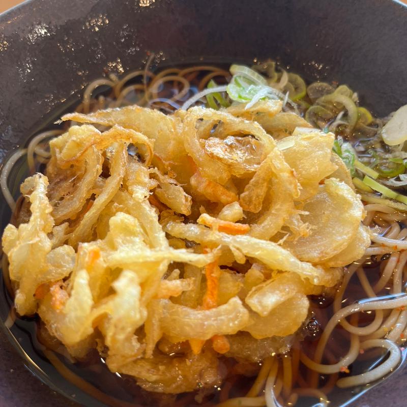 かき揚げそば(ゆで太郎 もつ次郎 花小金井店)