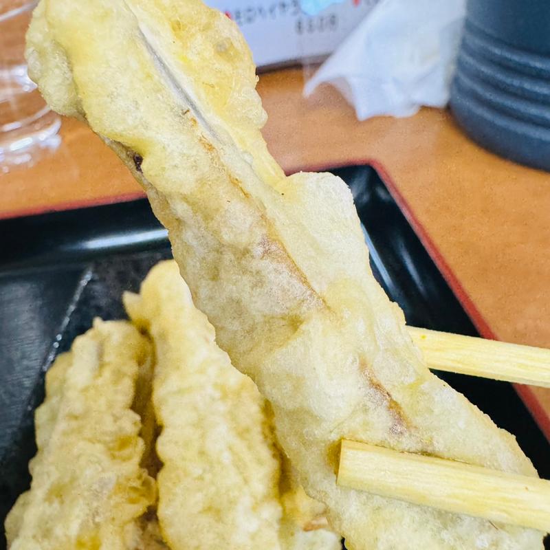 ごぼうの天ぷら(むじな庵本店)