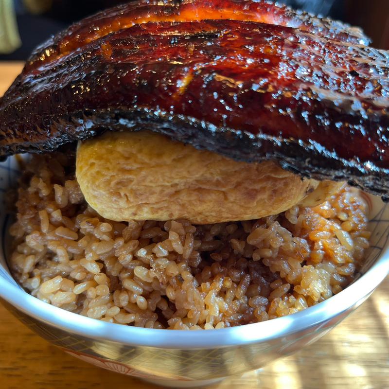 そびえる鰻玉丼(いづも福島店)