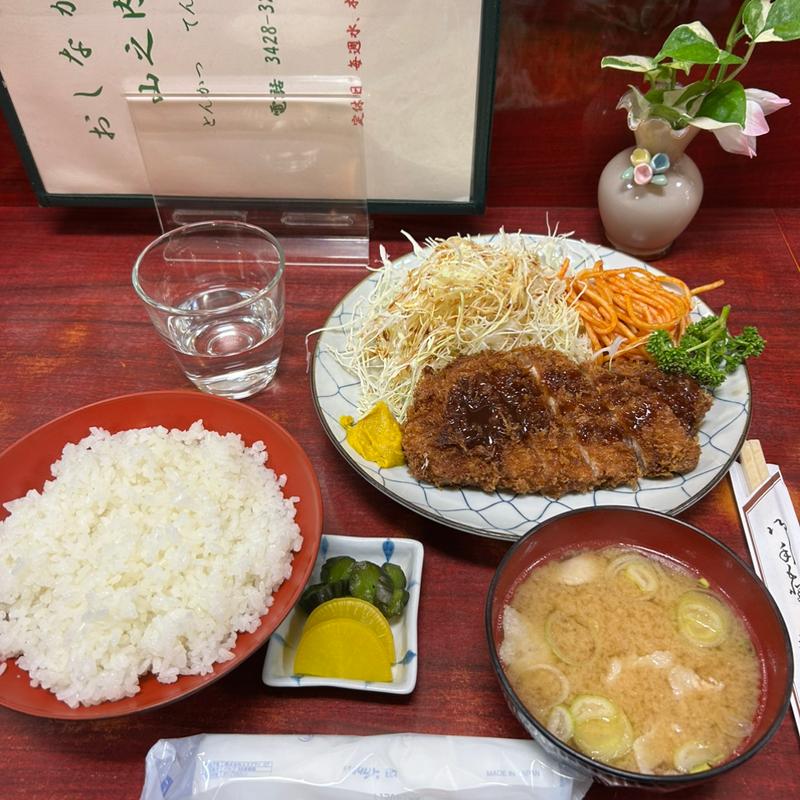 ロースカツ定食(とんかつ 天ぷら 山之内(やまのうち))
