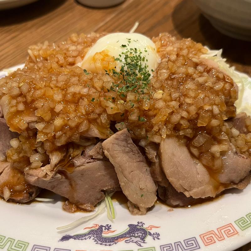 チャーシューエッグ(屋台屋 博多劇場 本八幡店)