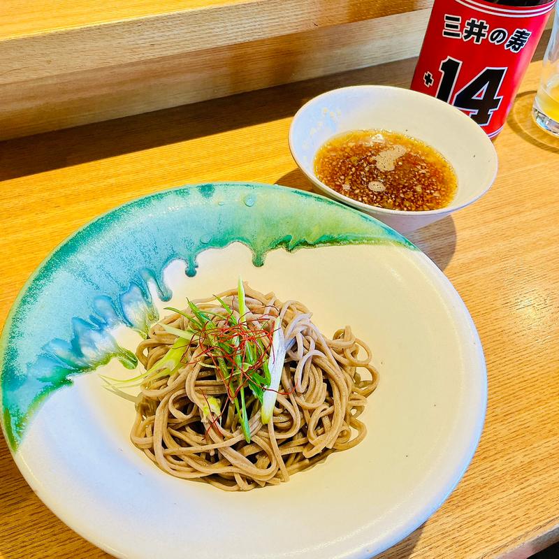 ランチコース　九条ネギと、大根おろしとカラブリア産の辛い唐辛子のペペロンチーノ(grasara グラサラ 神楽坂)