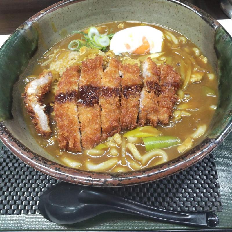 ライスインカツカレーうどん(金澤大手門 一福)