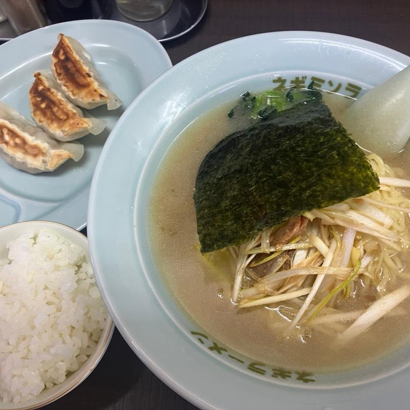 醤油ネギラーメン餃子セット(椿 （ツバキ）)