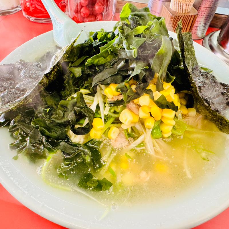 ネギ塩ラーメン＋わかめ(ラーメンショップ 羽生インター店)