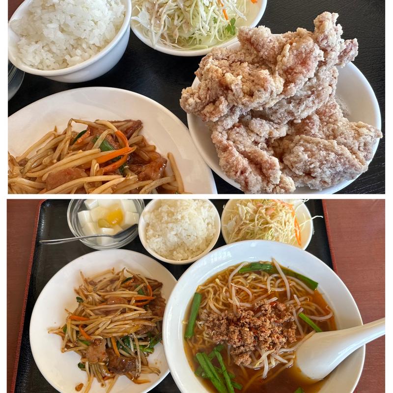 ニラレバ定食(台湾料理 福源)