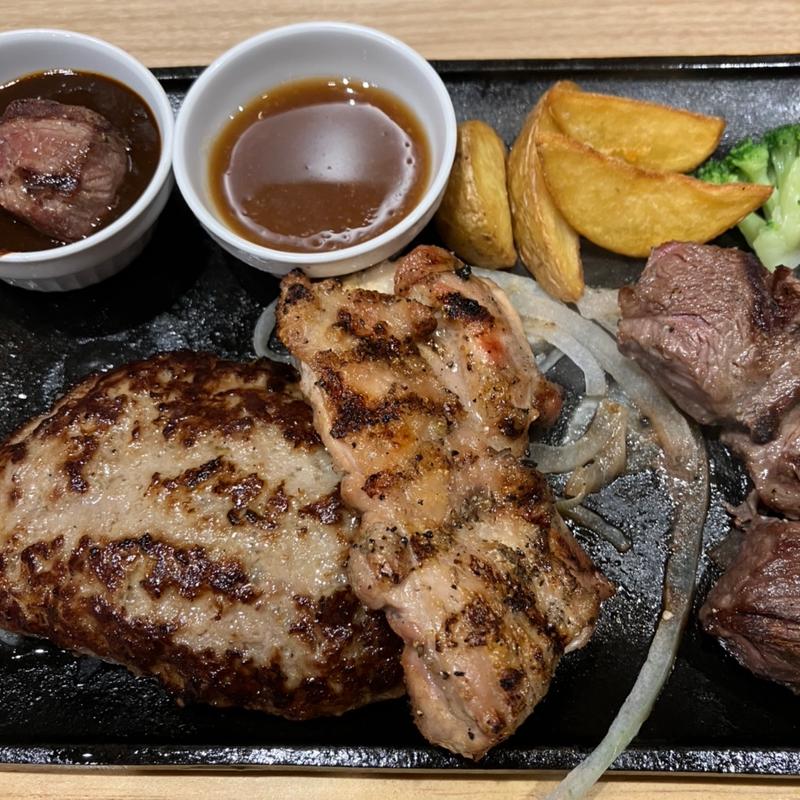 欲張りトリプルグリル(ヴィクトリアステーション 札幌北5条店)