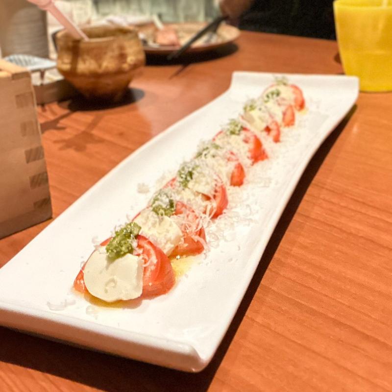 高糖度"アメーラトマト"を使ったカプレーゼ(坐松本)