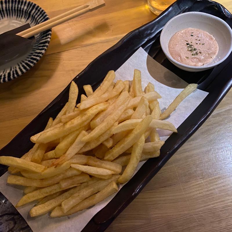 明太ディップフライドポテト(串焼きおんば新百合ヶ丘店)