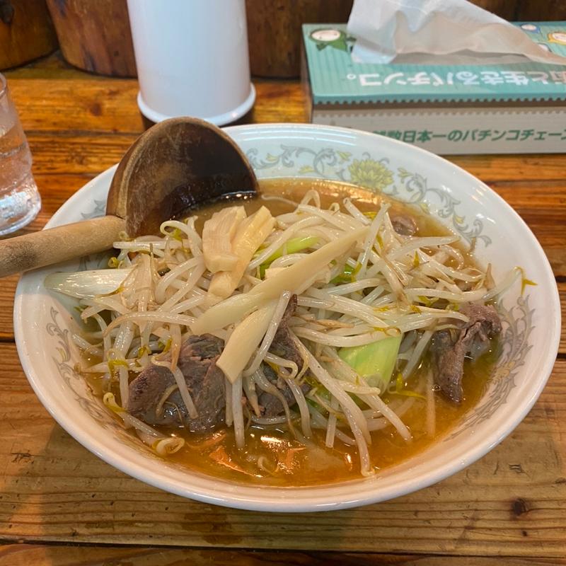 ラム肉ラーメン(亀きん食堂)