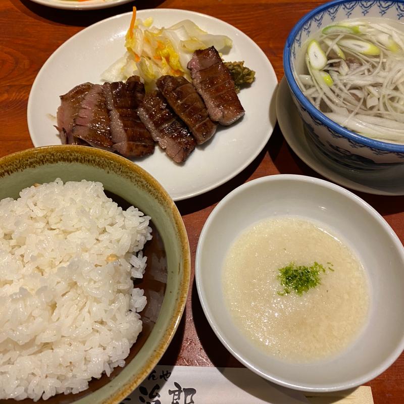 牛タン定食(3枚6切り)(たんや善治郎 長町モール店 )