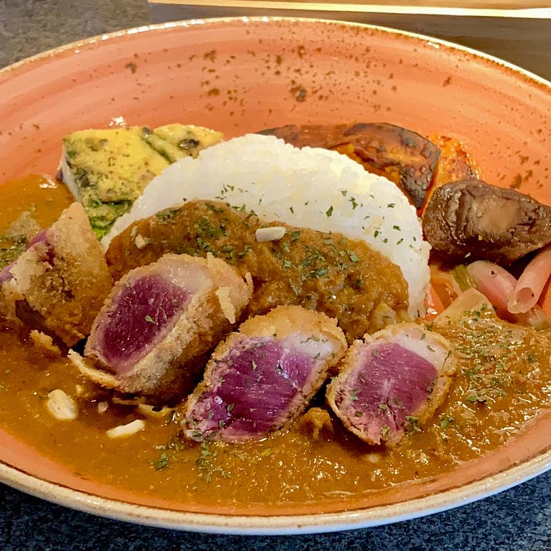 カモカレーtpレアカツ(ロース肉)(foujita)