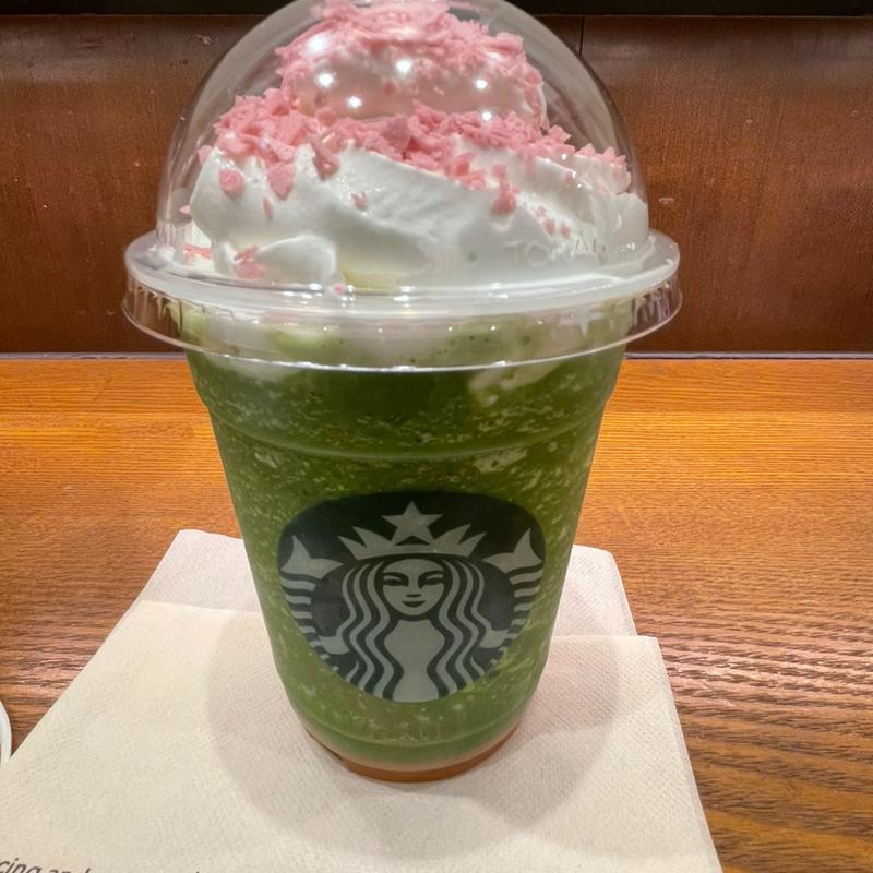 花見抹茶 クリーム フラペチーノ(スターバックス・コーヒー 仙台クリスロード店 )