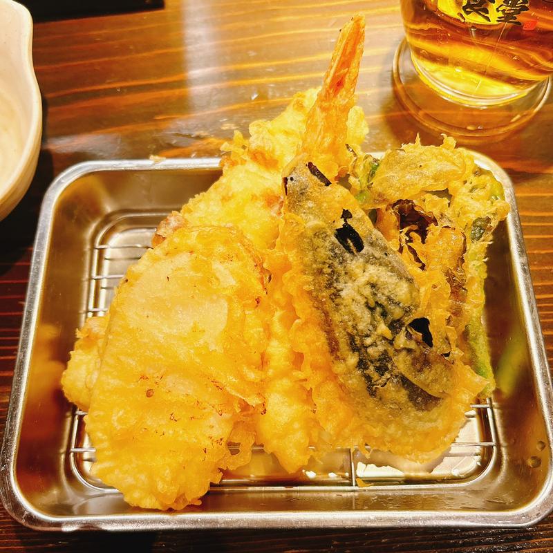 おまかせ天ぷら盛り合わせ(立ち呑み あたりや食堂 東通り店)