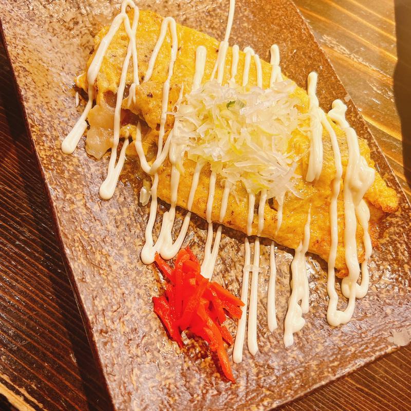 どて焼きオムレツ(立ち呑み あたりや食堂 東通り店)