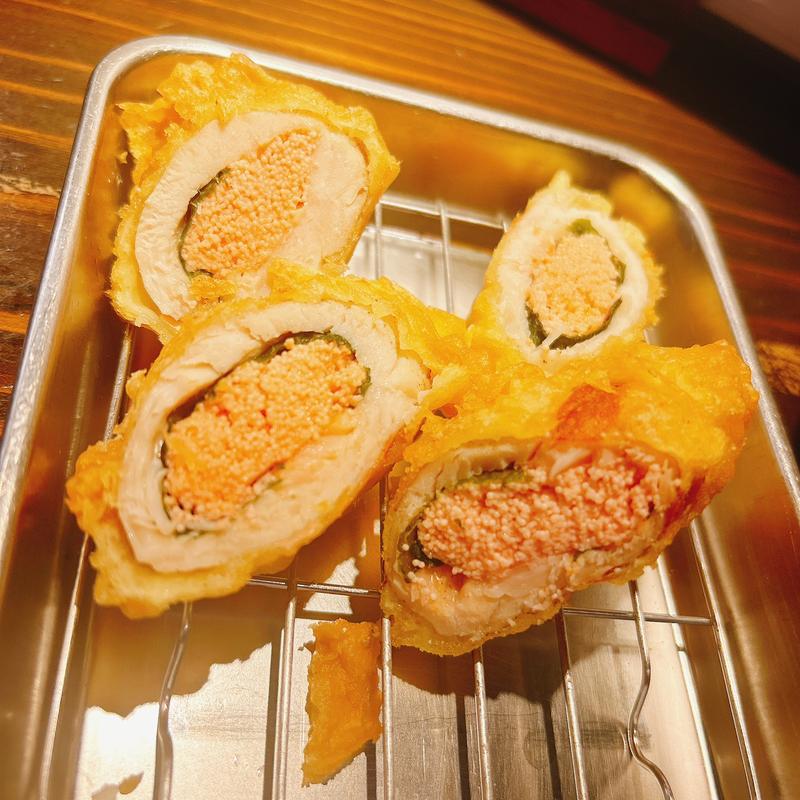 ささみ明太天(立ち呑み あたりや食堂 東通り店)