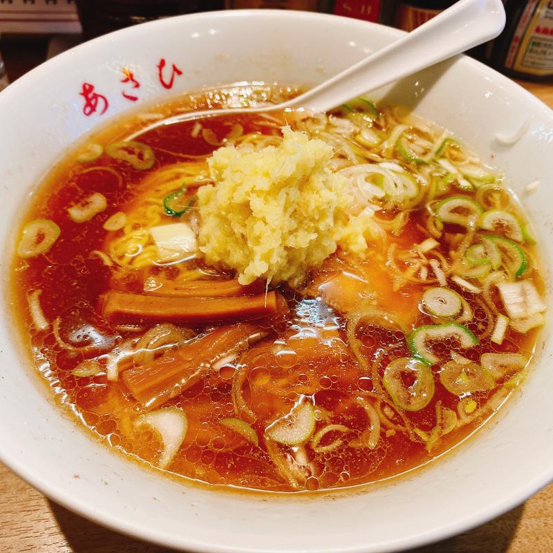 しょうがそば(中華料理あさひ)