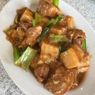 定食(台湾ラーメン＋豚の角煮)