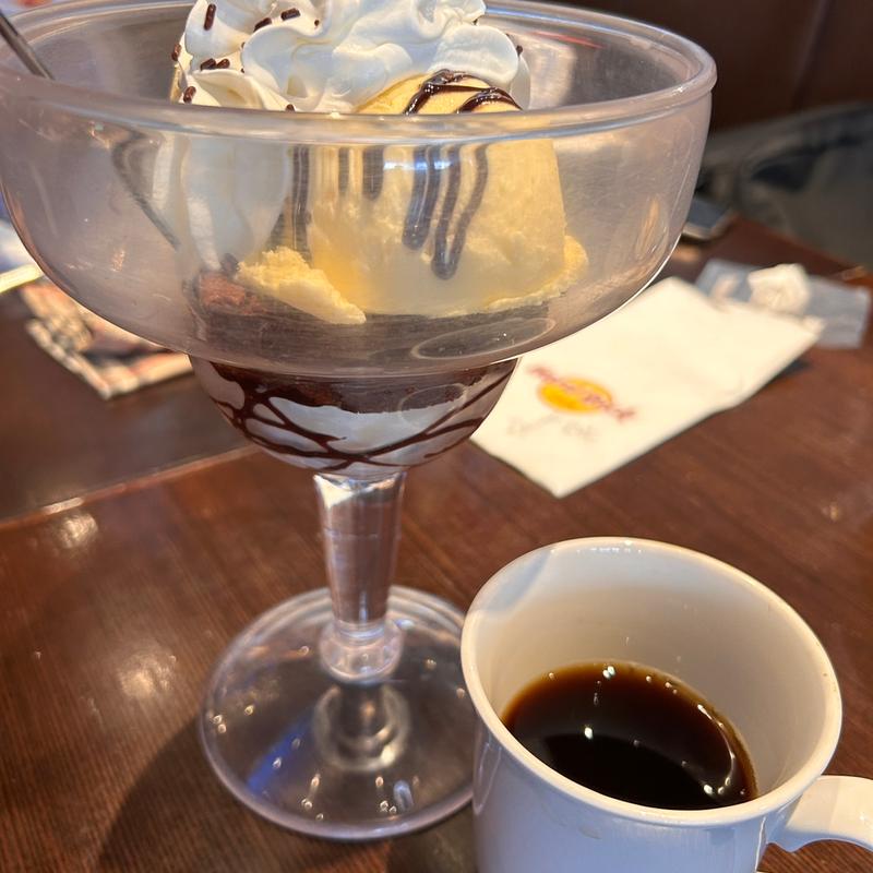 ホットファッジブラウニー(ハードロックカフェ 上野駅 （Hard Rock CAFE）)