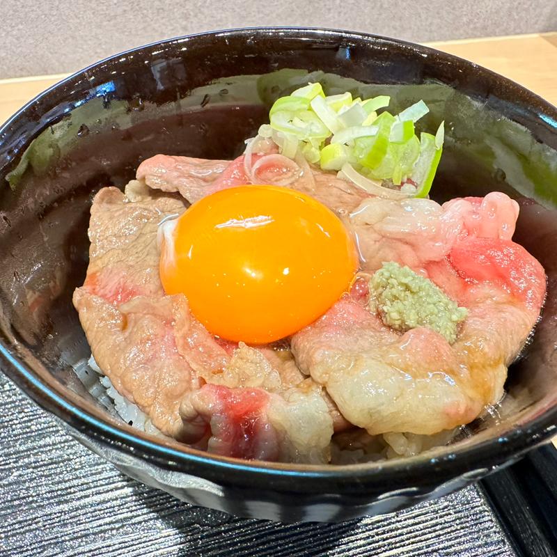 黒毛和牛すき焼きごはん(貝だしらぁめん四季彩)