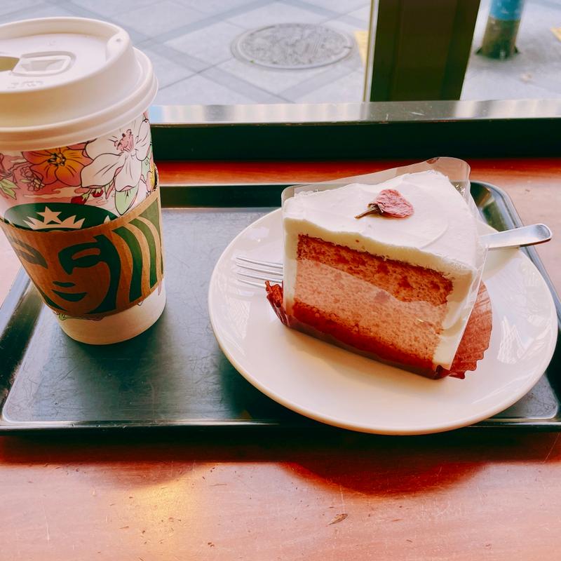 さくらシフォンケーキ(スターバックスコーヒー 桜橋プラザビル店)