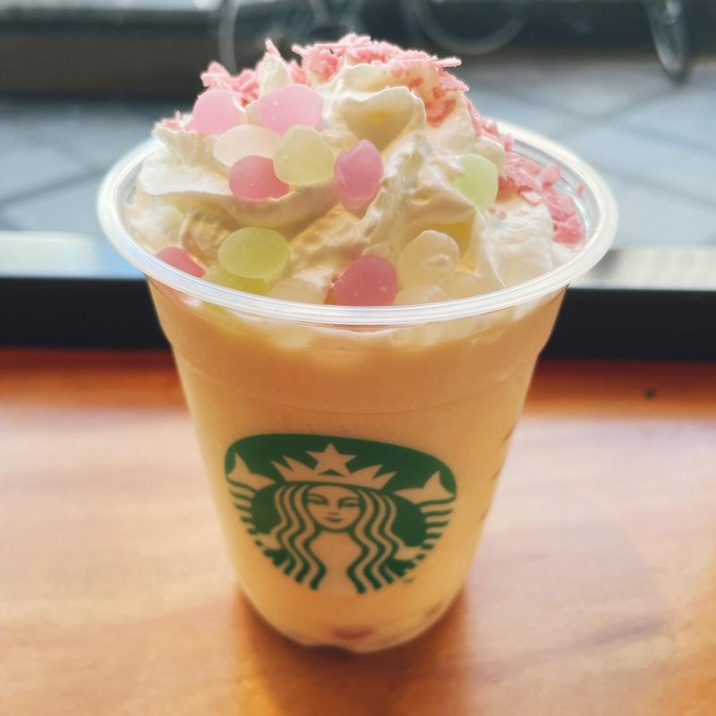 花見だんごフラペチーノ(スターバックスコーヒー 桜橋プラザビル店)