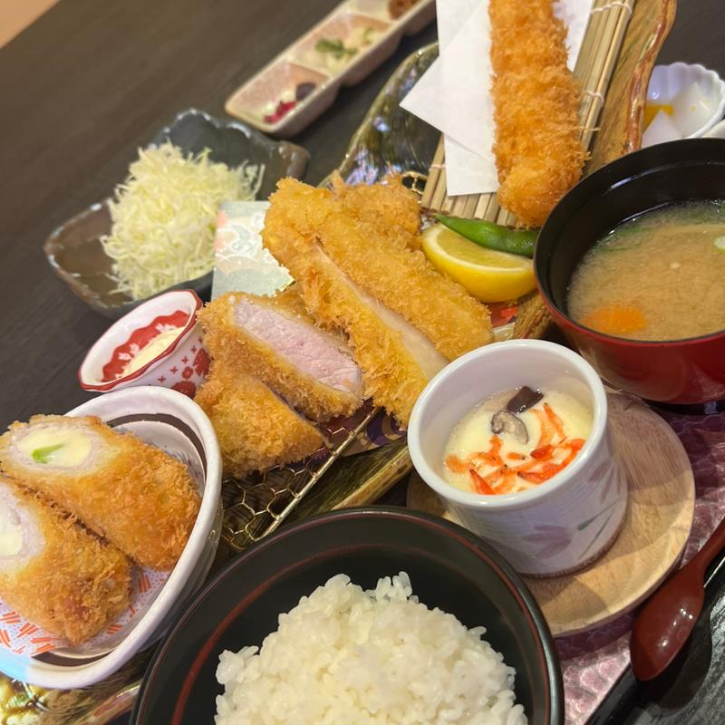 桜の花御膳(とんかつ みそ家 鈴鹿西条店)