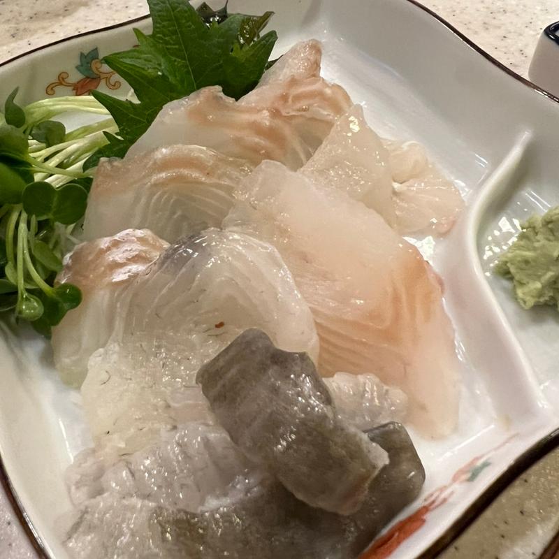 春カレイ刺し身(とりさだ)