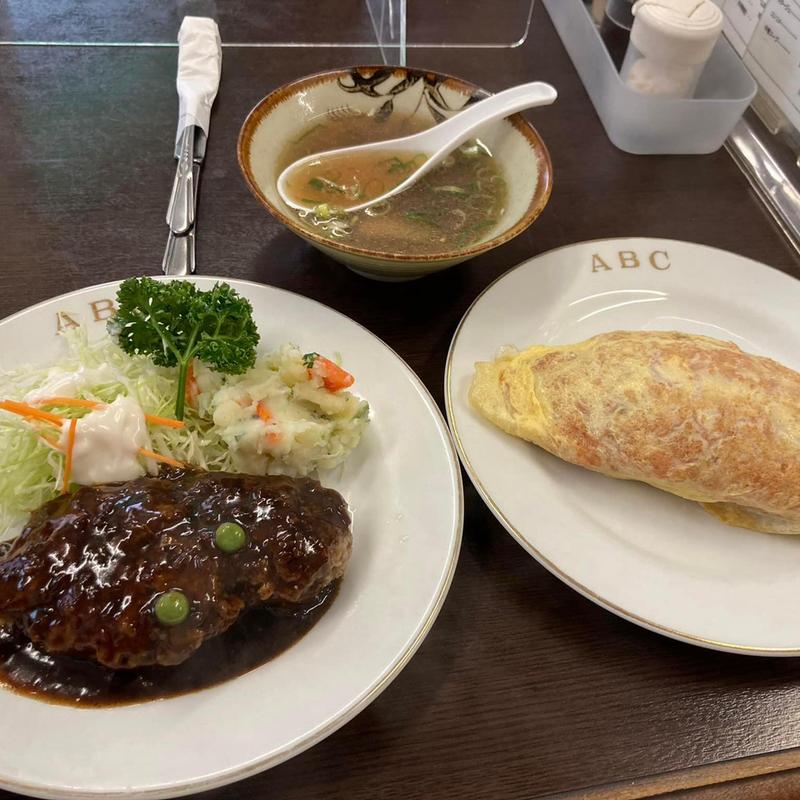 ハンバーグ オムライス(グリルＡＢＣ)