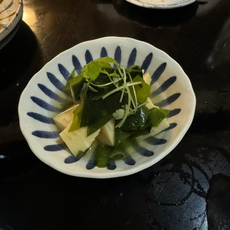 竹の子の若竹煮(居酒屋 半蔵２)