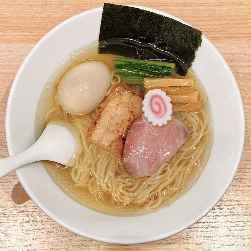 あっさり塩らーめん(ラーメン歩く花)